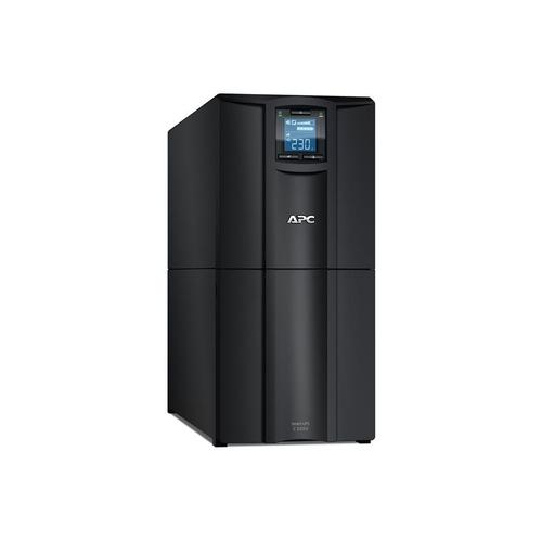 APC Smart-UPS C 3000VA LCD - Onduleur - CA 230 V - 2100 Watt - 3000 VA - USB - connecteurs de sortie : 7 - noir