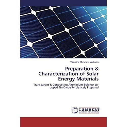 Preparation & Characterization Of Solar Energy Materials: Transparent & Conducting Aluminium-Sulphur Co-Doped Tin Oxide Pyrolyticaly Prepared