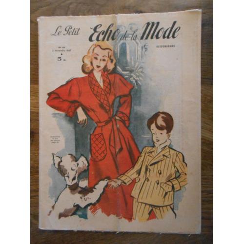 Revue Le Petit Echo De La Mode N° 44 - 2 Novembre 1947