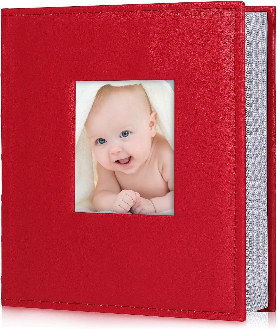 Rouge Album photo 15,2 x 10,2 cm, 200 emplacements pour phot...