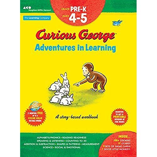 Curious George Adventures In Learning, Pre-K