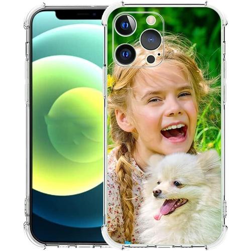 Coque Personnalisée Pour Iphone 14/14 Plus /14 Pro / 14 Pro Max Coque Photo Cadeau Personnalisé Absorption Des Chocs Coque Tpu Souple Transparente Diy Image Hd