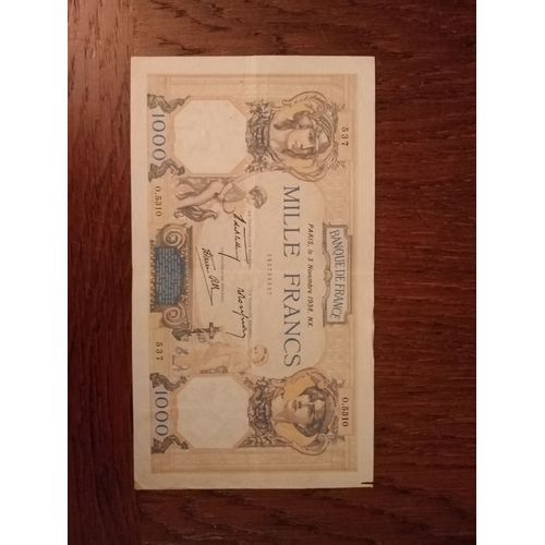 Billet De 1000 Francs Ceres