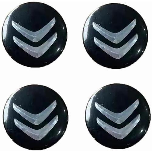 4 Pièces Voiture Cache Moyeux Pour Citroen Berlingo 2012 2013 2014 2015 56mm,Capuchons Centre Roue Moyeu Enjoliveur Jantes Enjoliveurs Résistant Corrosion Accessoires