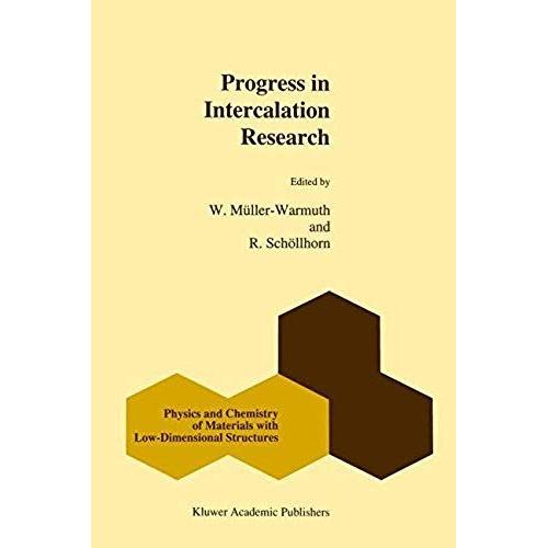 Progress In Intercalation Research