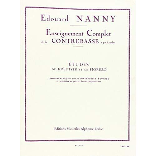 Edouard Nanny: Etudes De Kreutzer Et De Fiorillo / Score