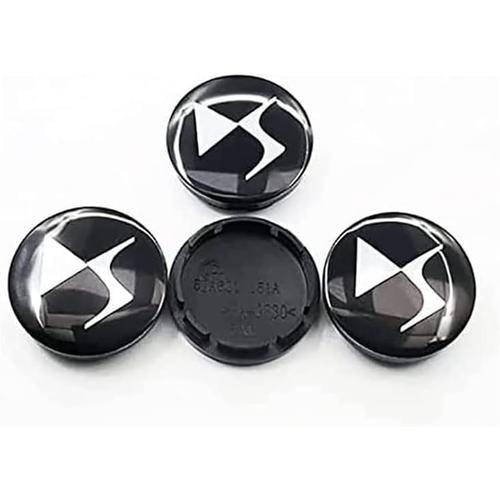 4 Pièces Auto Cache Moyeux Pour Citroen Ds Ds3 Ds4 Ds5 Ds7 Ds9 Crossback 60mm, Centre Jante Capuchons Enjoliveurs Roue Haute Qualité Capuchon Central Modification Accessoires