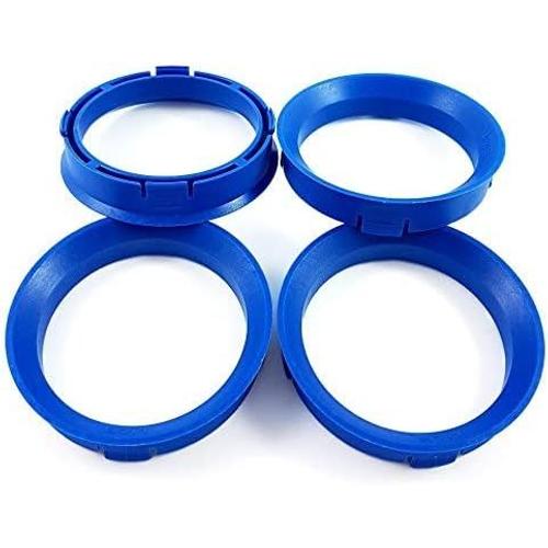 Bleu Lot De 4bagues De Centrage, Diamètre 66,6sur 57,1, Compatible Avec Mercedes Benz Audi, Vw, Convient À Borbet, Dbv, Proline Wheels, Keskin, Mam