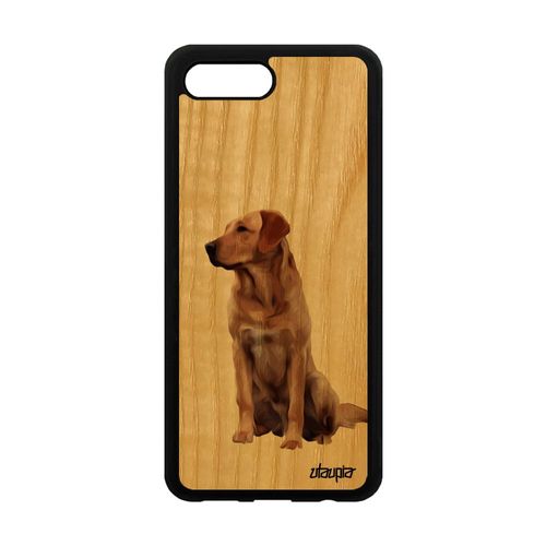 Coque Bois Chien Pour Honor 10 Silicone Golden Retriever Etui Cover Case Animaux Labrador Beige Design 4g Animal Originale Jolie De