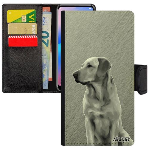 Coque Rabat Apple Iphone 5 5s Se Portefeuille Silicone Chien De Protection Gris Chiot Design Pas Cher Rigide Labrador 128 Go Texture