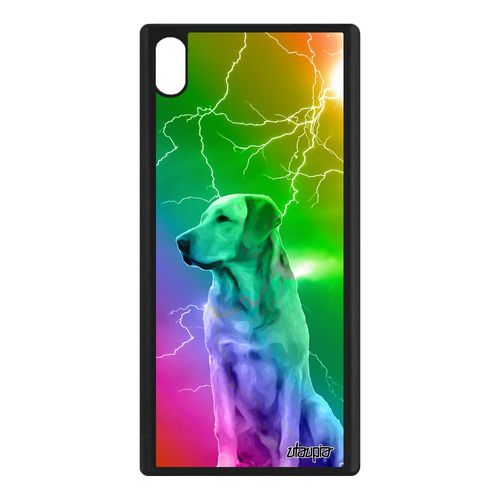 Coque Silicone Chien Sony Xperia Xa1 Ultra Arc En Ciel 4g Orage Labrador Animal Tpu Golden Retriever Telephone Pas Cher Design Jaune
