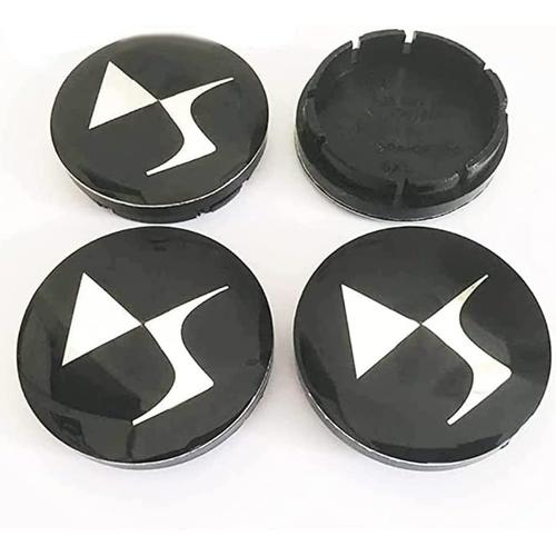 Autocollants De Cache-Moyeux Pour Citroen Ds Ds3 Ds4 Ds5 Ds7 Ds9, 4 Pièces 56mm 3d Capuchons De Garniture De Moyeu Central De Roue Autocollant De Logo De Voiture