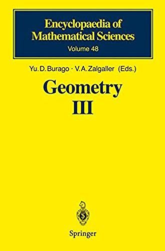 Geometry Iii - Theory Of Surfaces