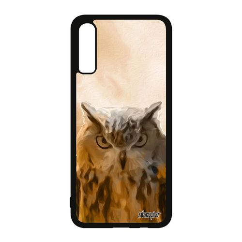 Coque En Silicone Pour Samsung Galaxy A70 Hibou Nuage Chouette Telephone Animal Orange Ciel Cover Oiseau 4g De Protection Design