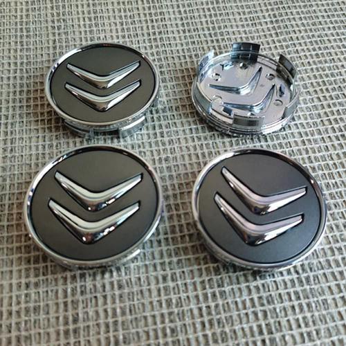 4 Pièces Auto Cache Moyeux Pour Citroen 60mm Enjoliveurs Roue Centrale Couvercle Pneus Centre D'enjoliveur Chapeau Capuchons Jantes