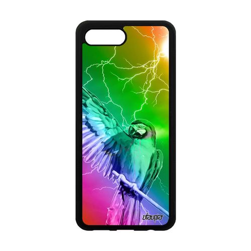 Coque Silicone Perroquet Honor 10 Oiseau Animaux Multicolore Cover Aluminium Animal Design Perruche Smartphone Tropical Jaune Orage
