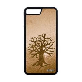 Coque Iphone 8 Plus Silicone Peinture Arbre Zen Ecologie Artistique Nature De Vie Portable Naturel Marron Ecolo Foret Antichoc