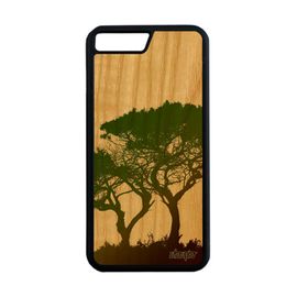Coque Bois Arbres Iphone 8 Plus Silicone Peinture Marron Paysage De Protection Original Portable Ecologie 256 Go Feuilles 4g