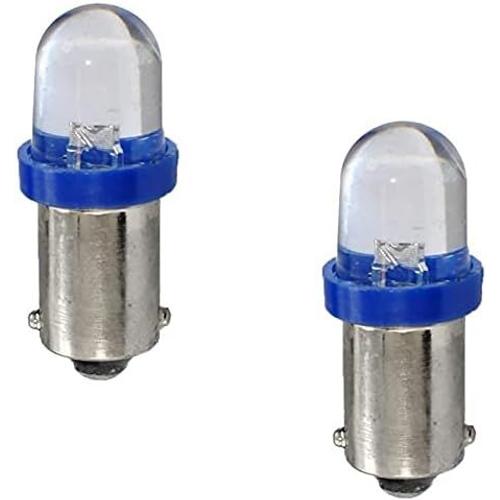 2x Ampoule 12v 4w Ba9s Led Bleu Voiture Moto Cyclomoteur Scooter