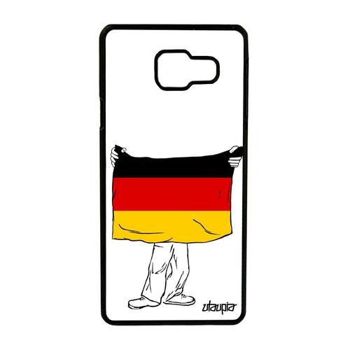 Coque Drapeau Allemagne Allemand De Protection Samsung A3 2016 Silicone Smartphone Jeux Olympiques Jo Basket Etui Euro Metal Galaxy