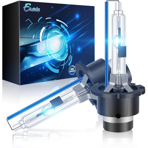 D2r Xénon Hid Ampoules Voiture, 8000k 35w Diamond Blanc Froid Ampoule Xenarc Décharge Au Xénon 12v Remplacer Hid Kit De Conversion Ultra Lumineux Phares Mise À Niveau Étanche, 2 Lampes