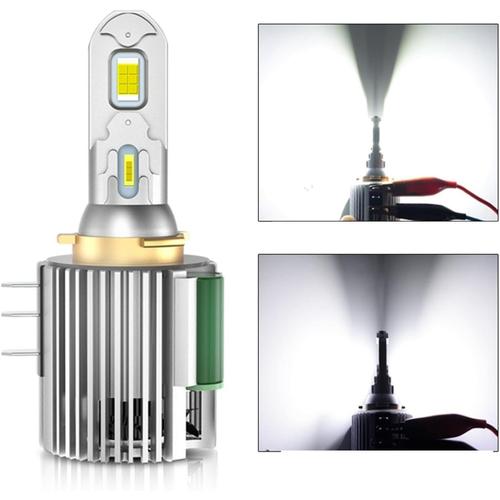 White-417 Ampoules H15 Led Ampoule Canbus Csp Phare De Voiture High Beam Drl Day Driving Running Light 100w 30000lm 12v Auto Lampe Compatible For Vw Compatible For Audi Compatible For Bmw Ampoule Led