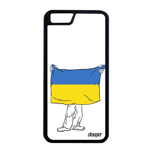 Coque Antichoc Iphone 6 6s Plus Silicone Drapeau Ukraine Ukrainien Mobile Basket Foot De Protection Jo Jeux Olympiques Bumper