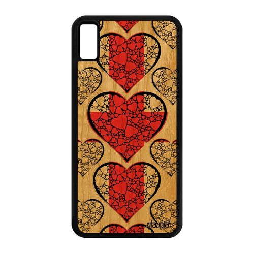 Coque Bois Apple Iphone Xs Max Silicone Drapeau Angleterre Anglais Euro Foot Jeux Olympiques Rugby Telephone Noir Portable 64 Go Jo