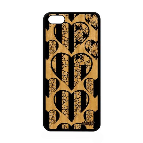 Coque Bois Silicone Iphone 5c Drapeau Bretagne Breton Design Noir Region Housse Foot Smartphone Gwenn Ha Du Football Basket De Apple