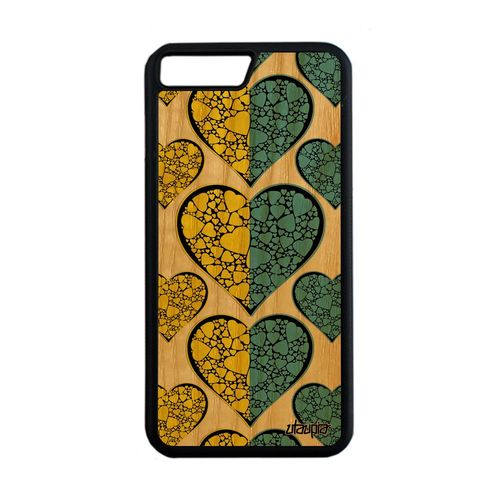Coque Silicone Apple Iphone 7+ Plus Bois Drapeau Ukraine Ukrainien Case Telephone Basket Football I Love Etui Design Foot Mobile Jo