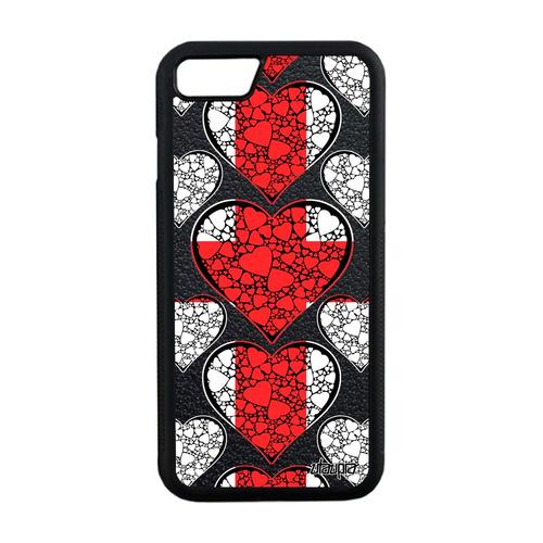 Coque Apple Iphone 7 En Silicone Drapeau Angleterre Anglais Britannique Gel De Protection Euro Grande Bretagne Mobile Made In France