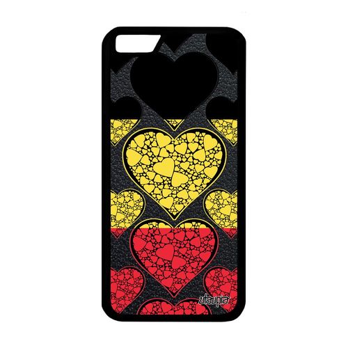 Coque Drapeau Belgique Belge Iphone 6 6s Silicone Personnalisé Coupe Du Monde Football Noir Foot 32 Go Basket Portable Euro De Apple