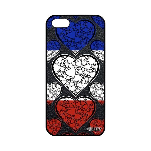 Coque Drapeau France Français Apple Iphone 5 5s Se Silicone Bleu Blanc Rouge Telephone Coupe D'europe 128 Go Design Rigide Foot Jo