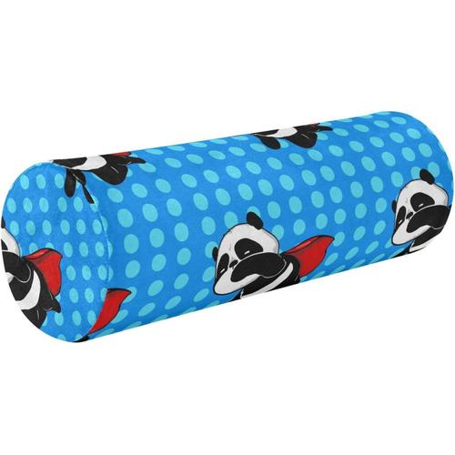 Hero Panda Oreiller Cervical En Rouleau Avec Housse Amovible Lavable En Mousse À Mémoire De Forme Pour Soutien Du Sommeil, Traversin Pour Tête, Dos, Pieds De Lit 14 X 43,2 Cm