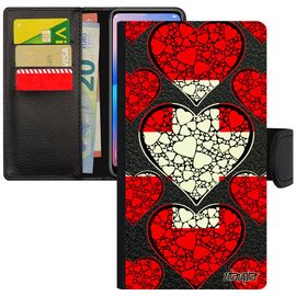 Coque Rabat Pour Apple Iphone 6 6s Drapeau Suisse Etui De Protection Football Coupe D'europe Coeur Foot Basket I Love Made In France
