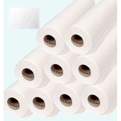 Blanc - Drap Examen Gaufré - Pure Ouate Blanche - 60 Cm X 35 Cm - Le Lot De 9 Rouleaux - Laize Extra Large De 60 Cm