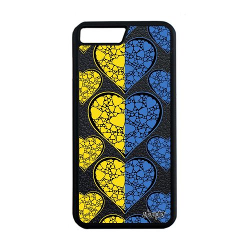 Coque Silicone Apple Iphone 7+ Plus Drapeau Ukraine Ukrainien Noir Smartphone Euro Jeux Olympiques Jo Tpu Foot Coeur I Love Basket