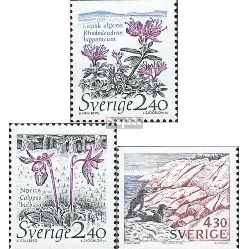 Suède 1566-1568 (Édition Complète) Neuf 1989 Parcs Nationaux