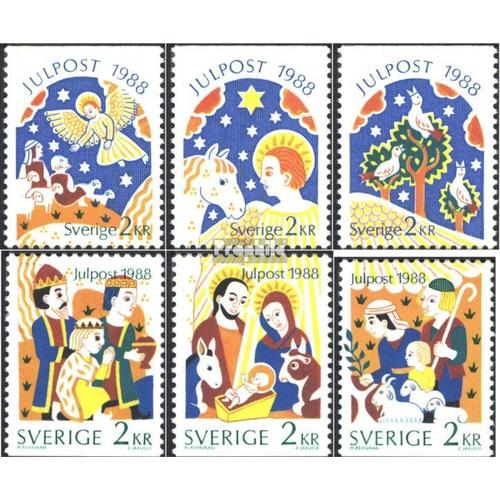 Suède 1510-1515 (Édition Complète) Neuf 1988 Noël