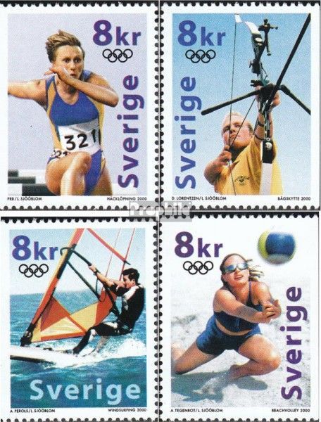 Suède 2182-2185 (Édition Complète) Neuf 2000 Jeux Olympiques