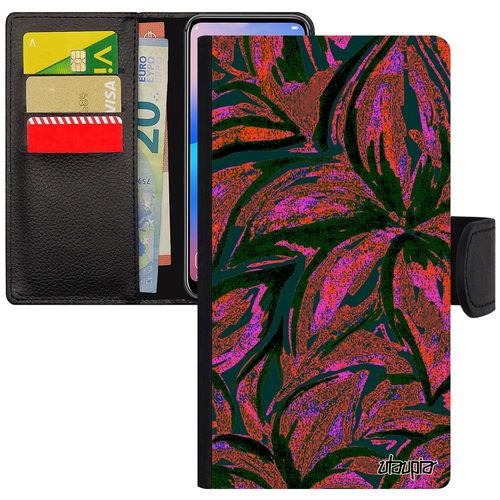Coque Galaxy A5 2016 Cuir Silicone Fleurs Personnalisé Peinture Etui Texture Nature Rose De Protection Design Made In France Samsung