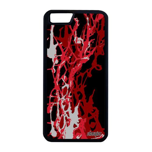 Coque En Silicone Peinture Moderne Iphone 6 6s Plus Portable Motif 32 Go Bumper Coloré Personnalisé Rouge Noir Souple Abstrait