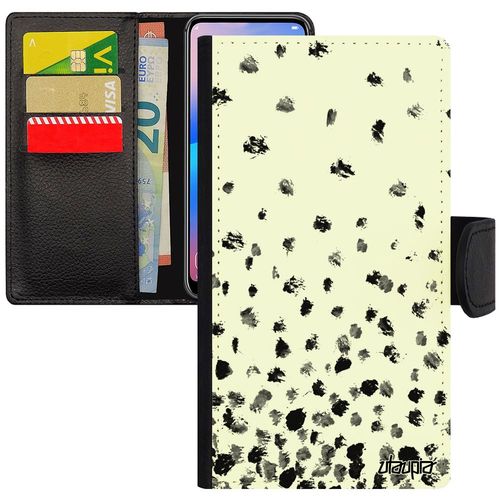 Coque Confettis Pois Pour Iphone 7 Plus Simili Cuir Jolie Motif Noir Romantique Case Petales Design Gris 128 Go Pas Cher Effet
