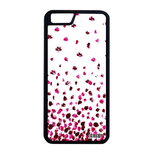 Coque Iphone 6 6s Plus Silicone Confettis Pois Motif Portable Texture Petales Rose Rigide Original Dessin De Protection Coloré