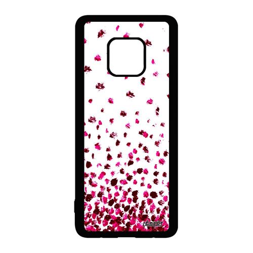 Coque Confettis Pois Pour Huawei Mate 20 Pro Silicone Motif Romantique Mobile Dessin Coloré Original Petales Gel Design Rose Case De