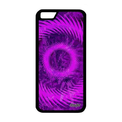 Coque Mandala Iphone 6 6s Silicone Aluminium Unique Solide Texture 4g Original Decoratif Portable Sphère Housse Motif Floral