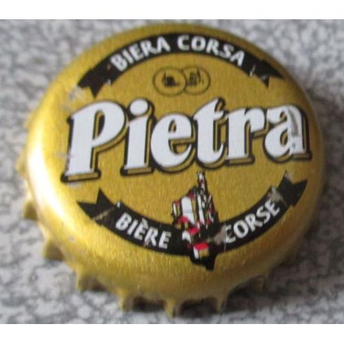 Capsule De Bière Corse Pietra - Fond Doré - Biera Corsa