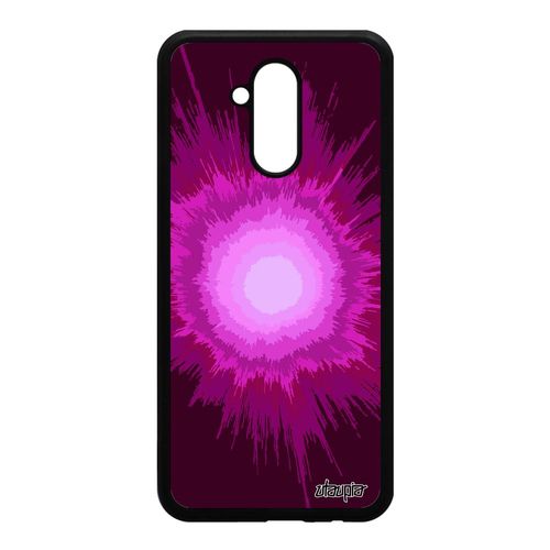 Coque Silicone Explosion Pour Huawei Mate 20 Lite Soleil Tendance Smartphone Effet Housse Galaxie Univers Rose Portable Design Motif