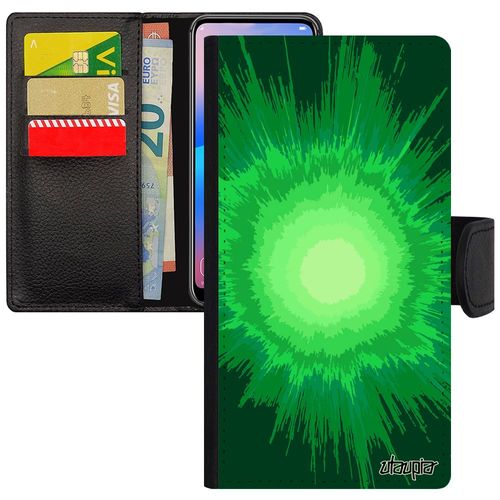 Coque Iphone 5 5s Se Explosion Personnalisé Galaxie Bumper Motif Texture Original Coloré Vert Design Espace Telephone Etui De Apple