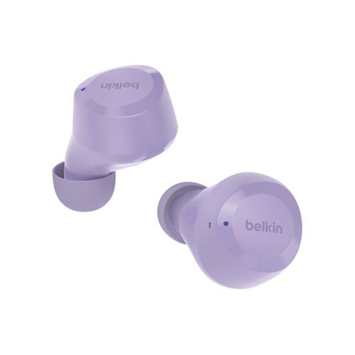 Belkin SoundForm Bolt - Écouteurs sans fil avec micro - intra-auriculaire - Bluetooth - lavande